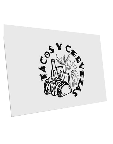 TooLoud Tacos Y Cervezas 10 Pack of 6x4 Inch Postcards-Postcards-TooLoud-Davson Sales