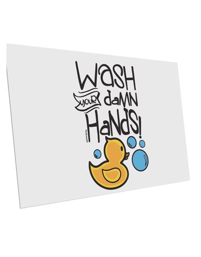 TooLoud Wash your Damn Hands 10 Pack of 6x4 Inch Postcards-Postcards-TooLoud-Davson Sales
