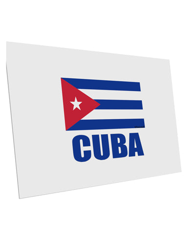 Cuba Flag Cuban Pride 10 Pack of 6x4" Postcards by TooLoud-Postcards-TooLoud-White-Davson Sales