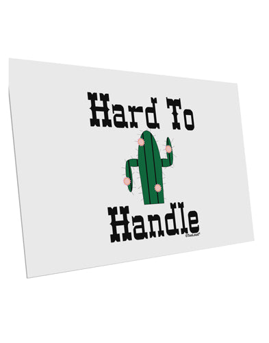 Hard To Handle Cactus 10 Pack of 6x4" Postcards by TooLoud-TooLoud-White-Davson Sales