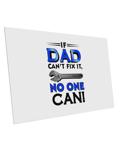 If Dad Can't Fix It - Father's Day 10 Pack of 6x4" Postcards by TooLoud-Postcards-TooLoud-White-Davson Sales