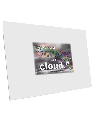 Rainbow in Cloud M Angelou 10 Pack of 6x4" Postcards by TooLoud-Postcards-TooLoud-White-Davson Sales