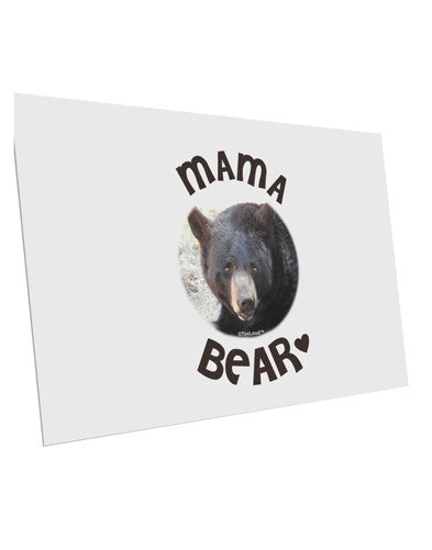 Black Bear - Mama Bear 10 Pack of 6x4" Postcards-Postcards-TooLoud-White-Davson Sales