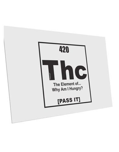 420 Element THC Funny Stoner 10 Pack of 6x4" Postcards by TooLoud-Postcards-TooLoud-White-Davson Sales