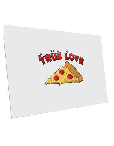 True Love - Pizza 10 Pack of 6x4" Postcards-Postcards-TooLoud-White-Davson Sales