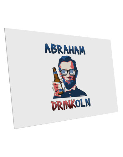 Abraham Drinkoln with Text 10 Pack of 6x4" Postcards-Postcards-TooLoud-White-Davson Sales