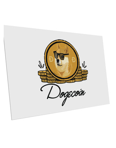 TooLoud Doge Coins 10 Pack of 6x4 Inch Postcards-Postcards-TooLoud-Davson Sales