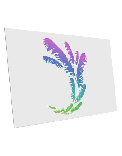 Tropical Feathers 10 Pack of 6x4" Postcards-Postcards-TooLoud-White-Davson Sales