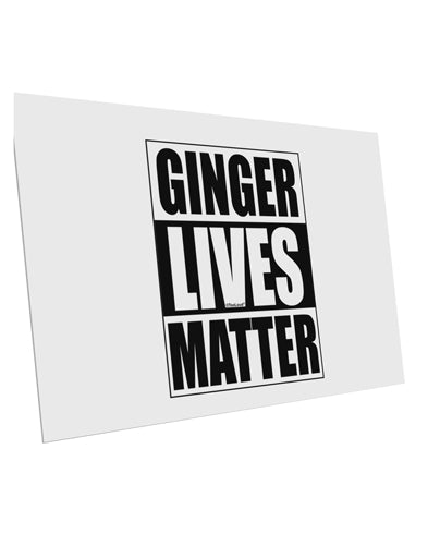 Ginger Lives Matter 10 Pack of 6x4" Postcards by TooLoud-TooLoud-White-Davson Sales