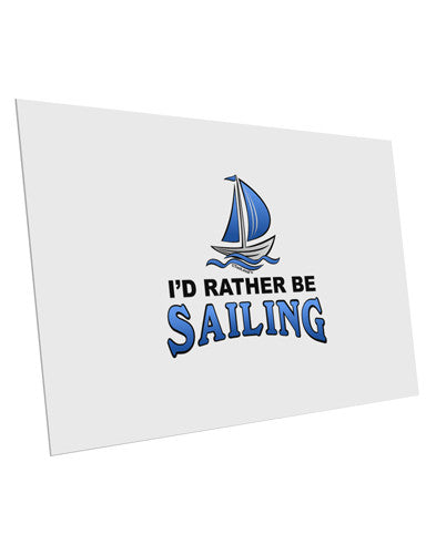 I'd Rather Be Sailing 10 Pack of 6x4" Postcards-Postcards-TooLoud-White-Davson Sales