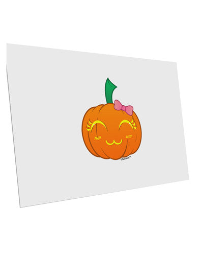Kyu-T Face Pumpkin 10 Pack of 6x4" Postcards by TooLoud-Postcards-TooLoud-White-Davson Sales