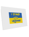 TooLoud I stand with Ukraine Flag 10 Pack of 6x4 Inch Postcards-Postcards-TooLoud-Davson Sales