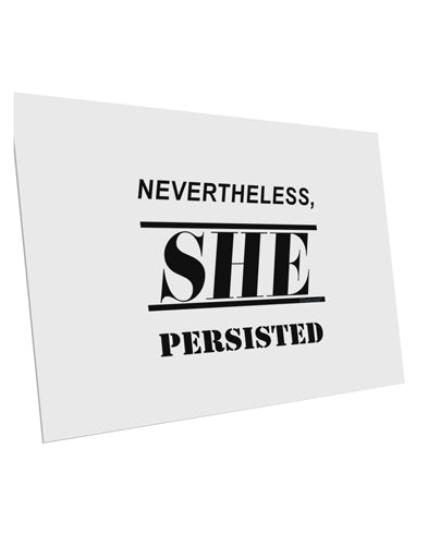 Nevertheless She Persisted Women's Rights 10 Pack of 6x4" Postcards by TooLoud-Postcards-TooLoud-White-Davson Sales