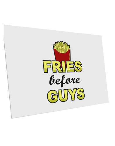 Fries Before Guys 10 Pack of 6x4" Postcards by TooLoud-Postcards-TooLoud-White-Davson Sales