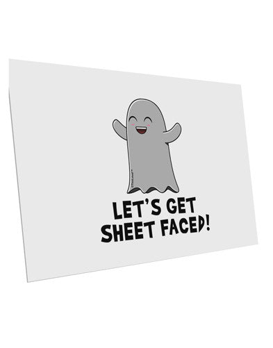 Let's Get Sheet Faced 10 Pack of 6x4" Postcards by TooLoud-Postcards-TooLoud-White-Davson Sales