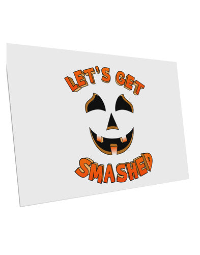 Let's Get Smashed Pumpkin 10 Pack of 6x4" Postcards by TooLoud-Postcards-TooLoud-White-Davson Sales