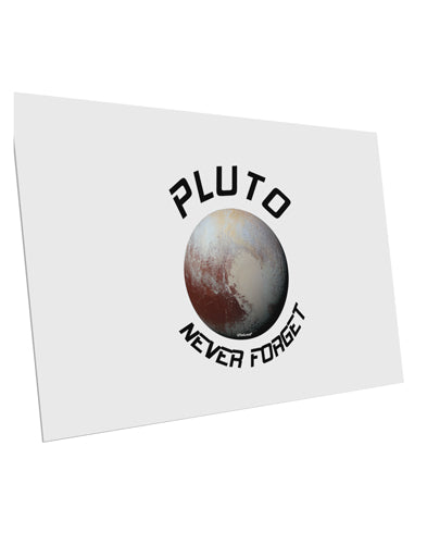 Never Forget Pluto Funny Science Fan 10 Pack of 6x4" Postcards by TooLoud-Postcards-TooLoud-White-Davson Sales