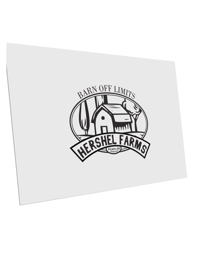 Hershel Farms 10 Pack of 6x4" Postcards by TooLoud-TooLoud-White-Davson Sales