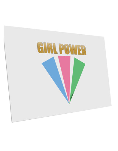 Girl Power Stripes 10 Pack of 6x4" Postcards by TooLoud-Postcards-TooLoud-White-Davson Sales
