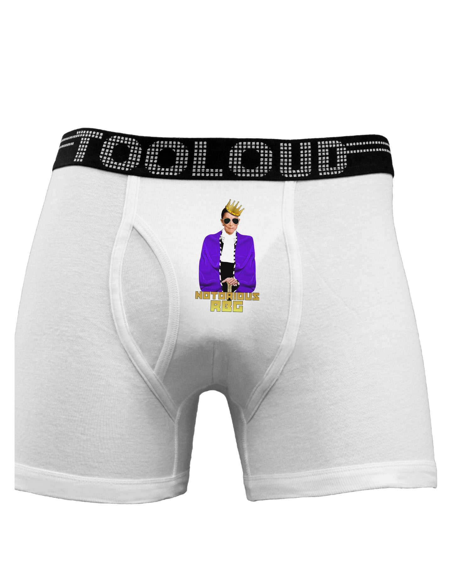 Notorious RBG Boxer Briefs by TooLoud-Boxer Briefs-TooLoud-White-Small-Davson Sales