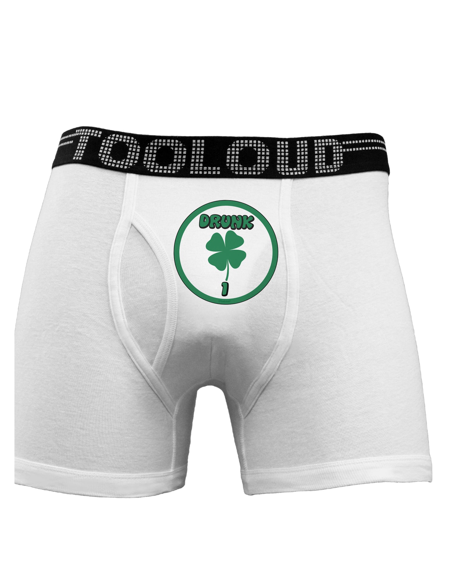 Drunk 1 Funny Boxer Briefs by TooLoud-Boxer Briefs-TooLoud-White-Small-Davson Sales