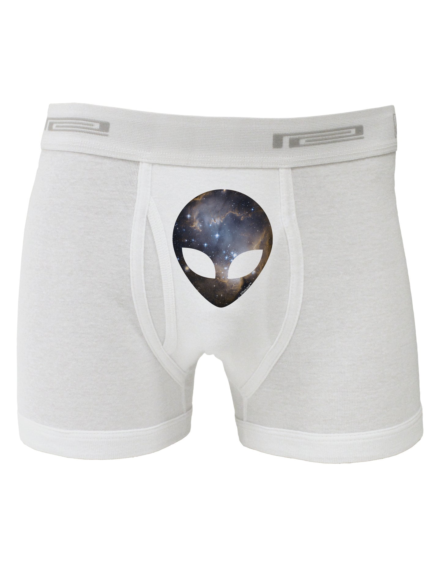 Extraterrestrial Face - Space #1 Boxer Briefs by TooLoud-Boxer Briefs-TooLoud-White-Small-Davson Sales