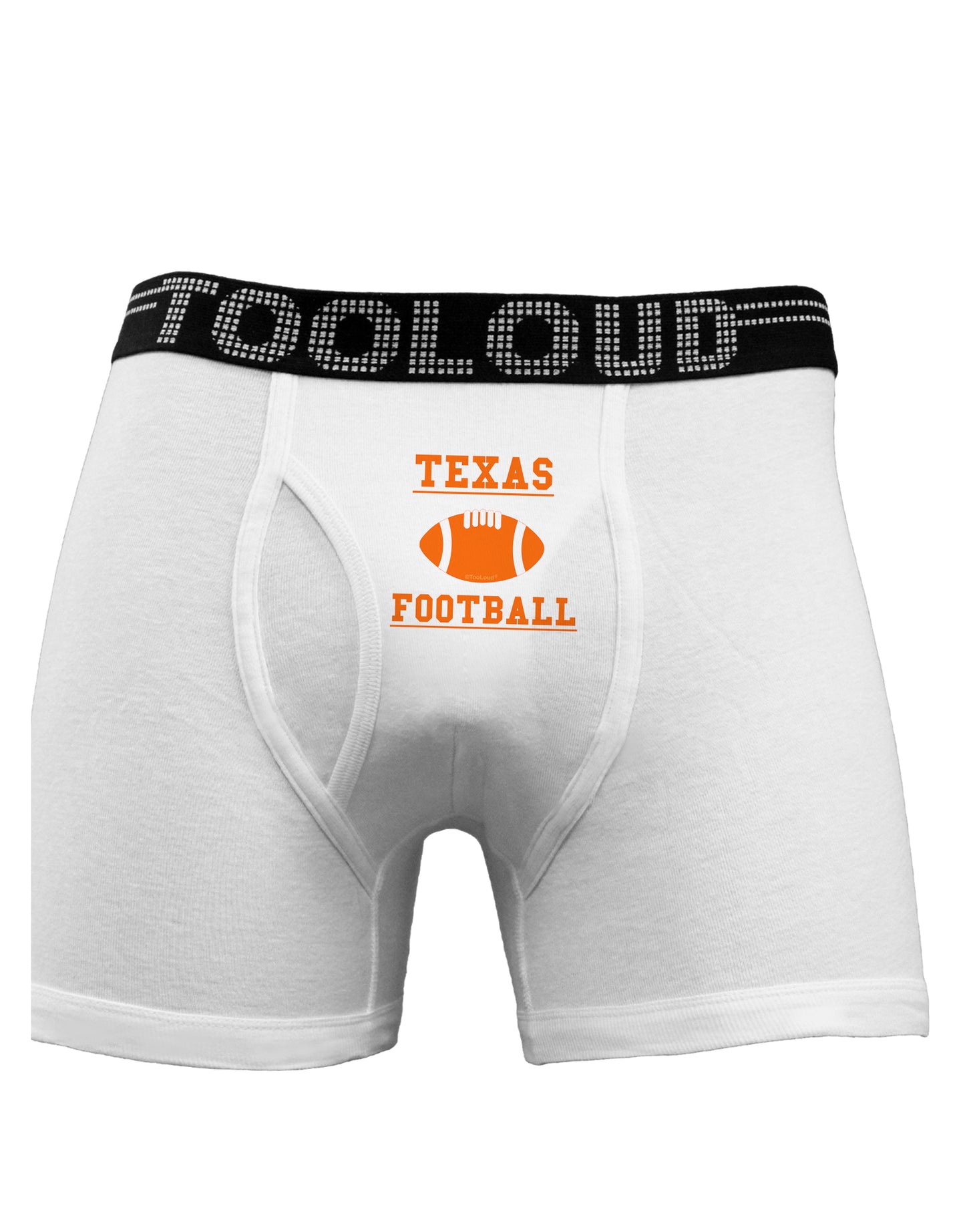 Texas Football Boxer Briefs by TooLoud-Boxer Briefs-TooLoud-White-Small-Davson Sales