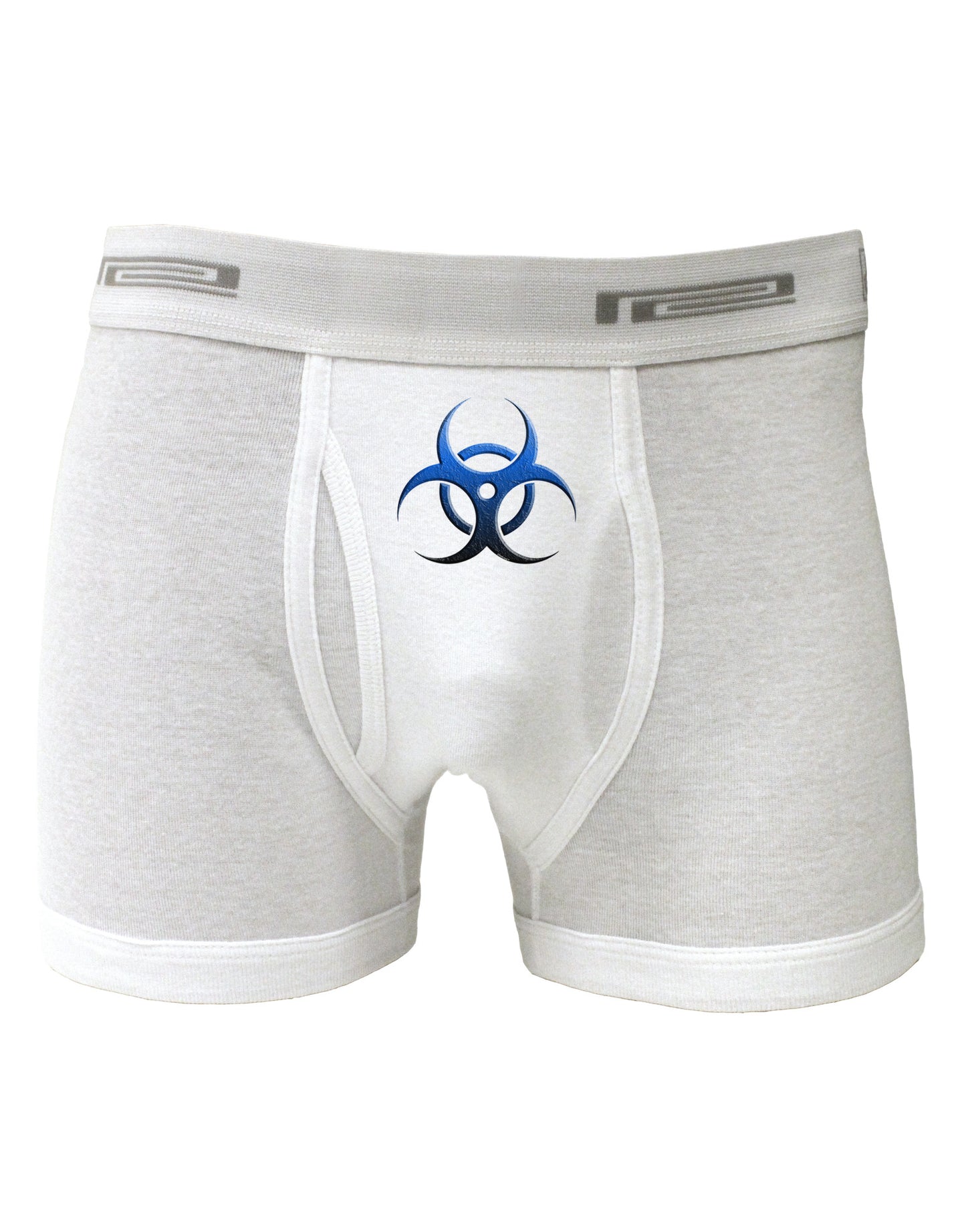 Biohazard Symbol Blue Stone - Apocalypse Boxer Briefs-Boxer Briefs-TooLoud-White-Small-Davson Sales