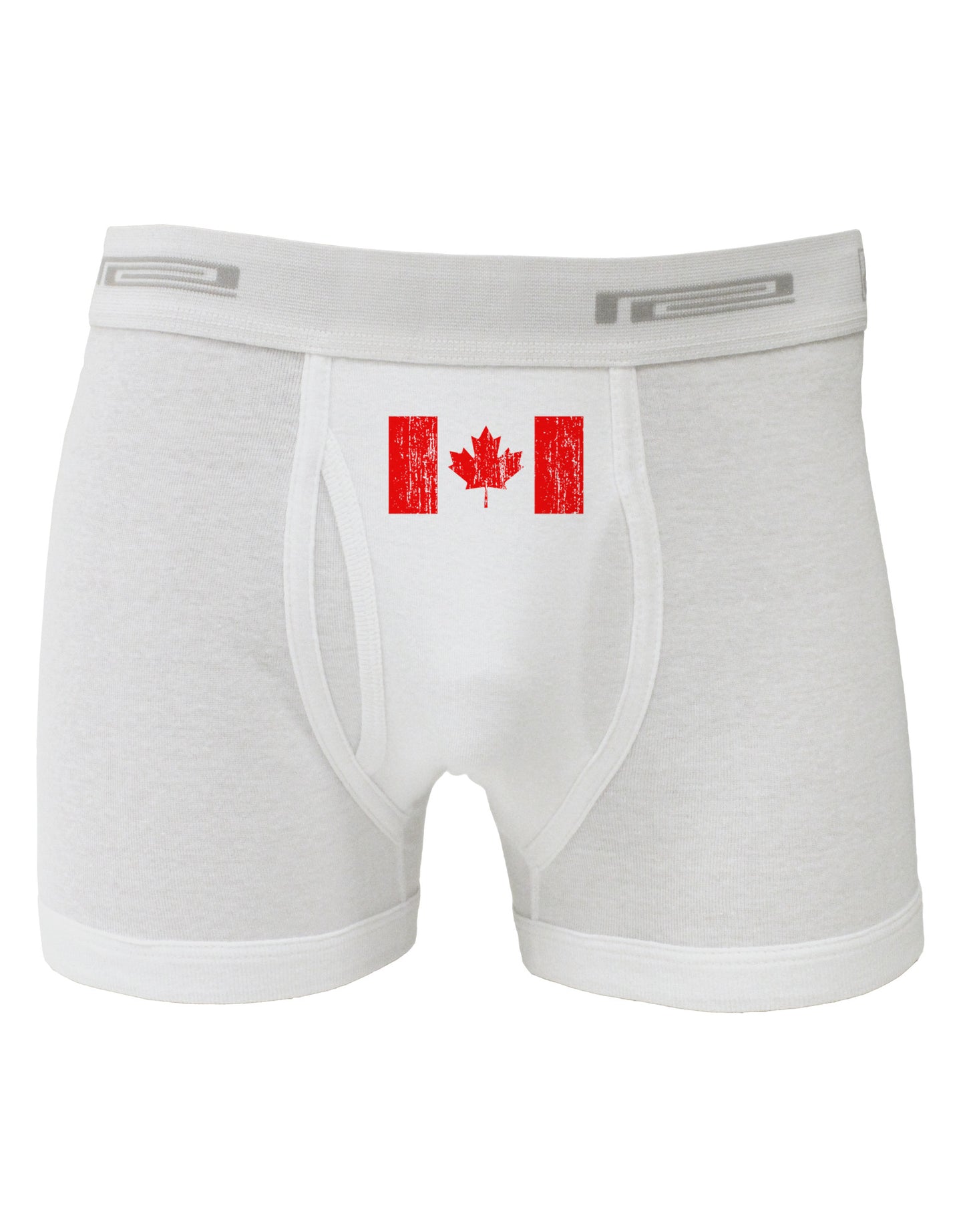 Distressed Canadian Flag Maple Leaf Boxer Briefs-Boxer Briefs-TooLoud-White-Small-Davson Sales