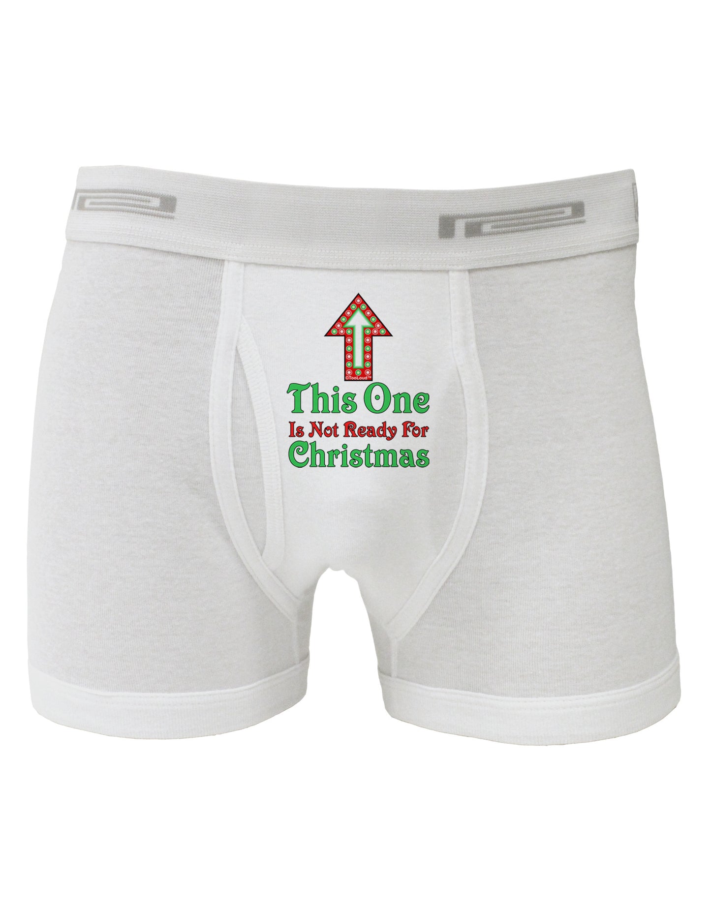This One Is Not Ready For Christmas Boxer Briefs-Boxer Briefs-TooLoud-White-Small-Davson Sales