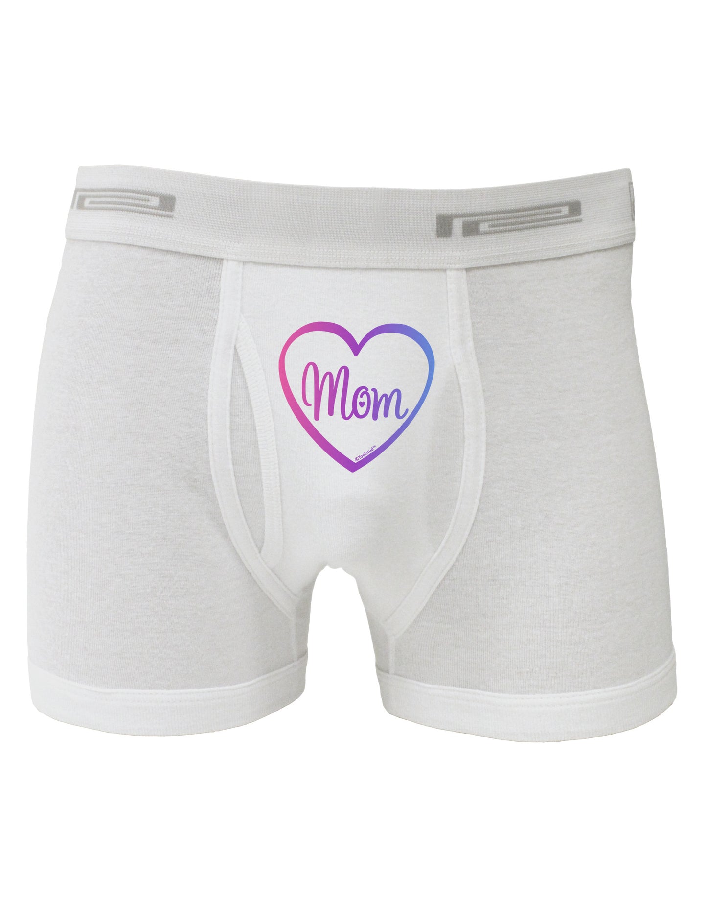 Mom Heart Design - Gradient Colors Boxer Briefs by TooLoud-Boxer Briefs-TooLoud-White-Small-Davson Sales
