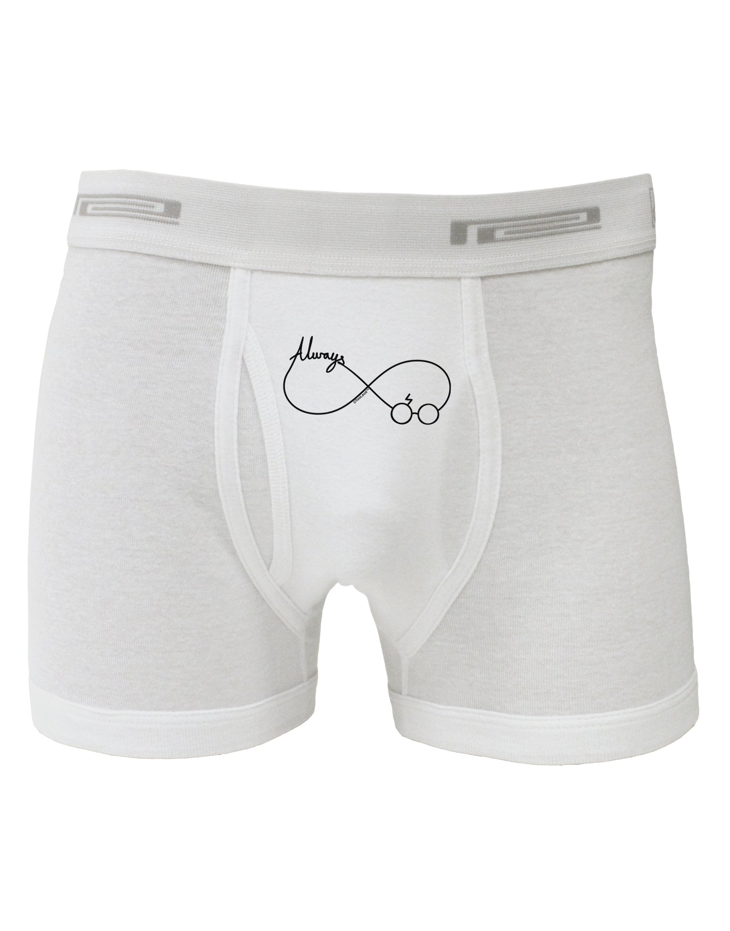 Always Infinity Symbol Boxer Briefs-Boxer Briefs-TooLoud-White-Small-Davson Sales