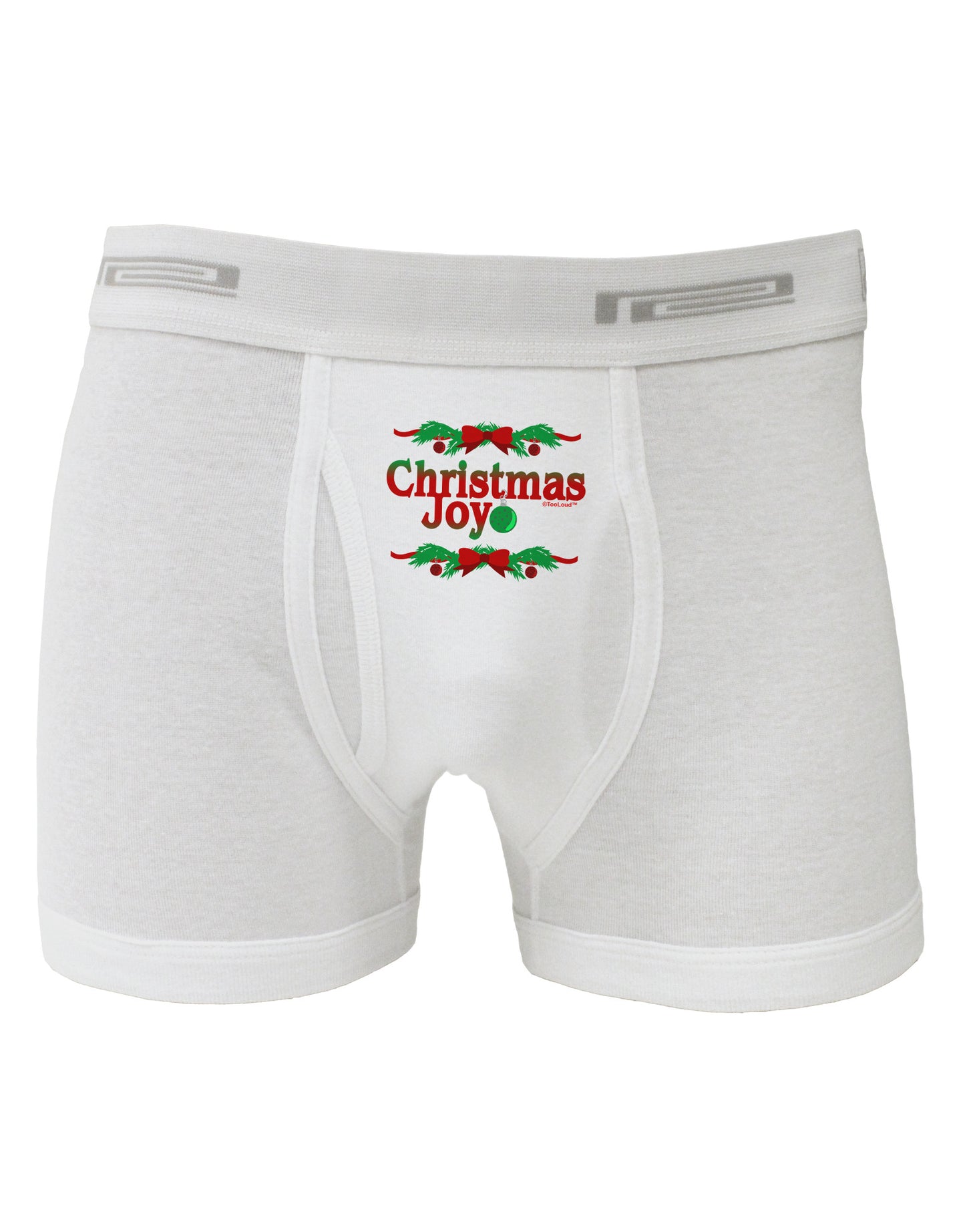 Christmas Joy Color Boxer Briefs-Boxer Briefs-TooLoud-White-Small-Davson Sales