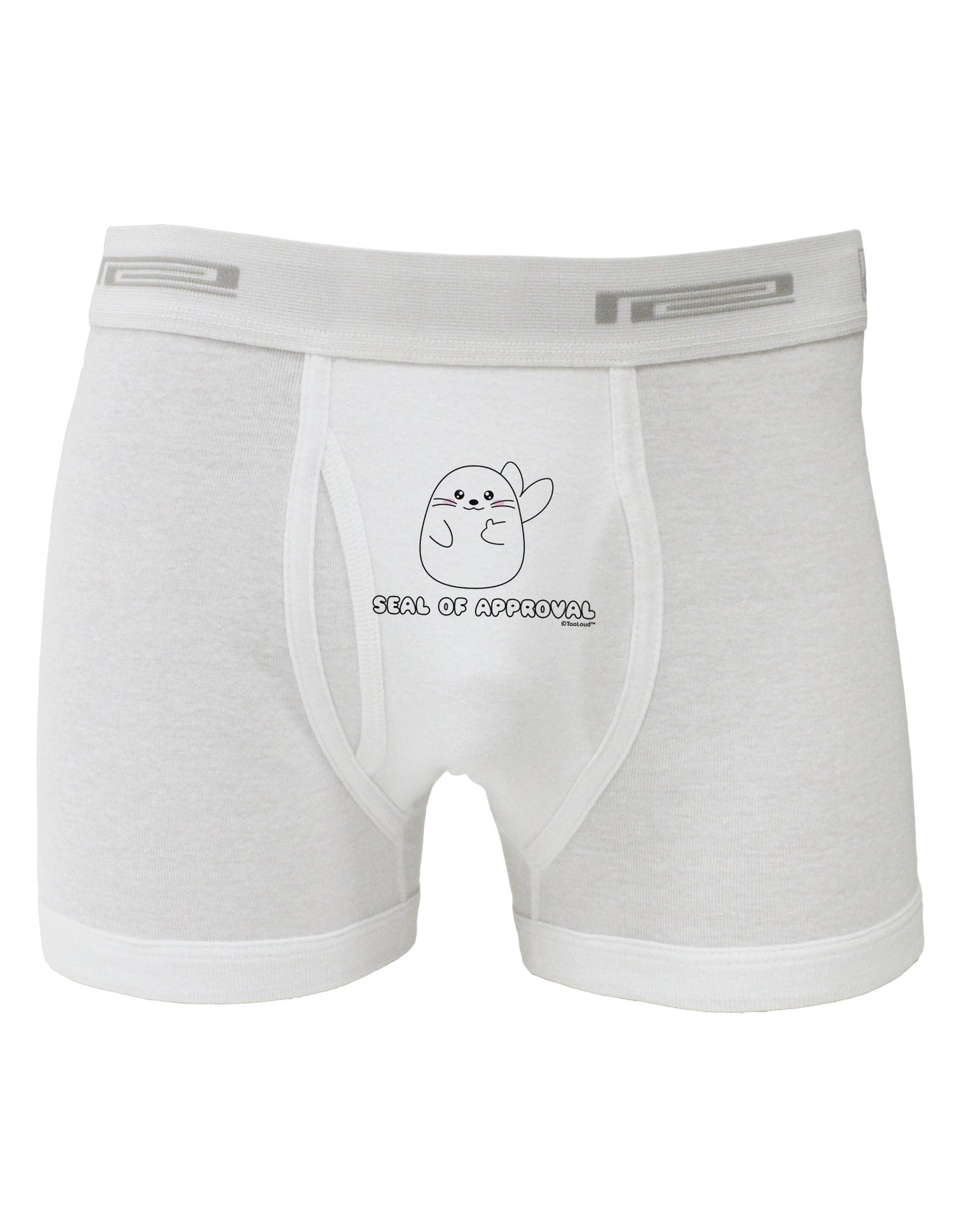Seal of Approval Boxer Briefs by TooLoud-Boxer Briefs-TooLoud-White-Small-Davson Sales