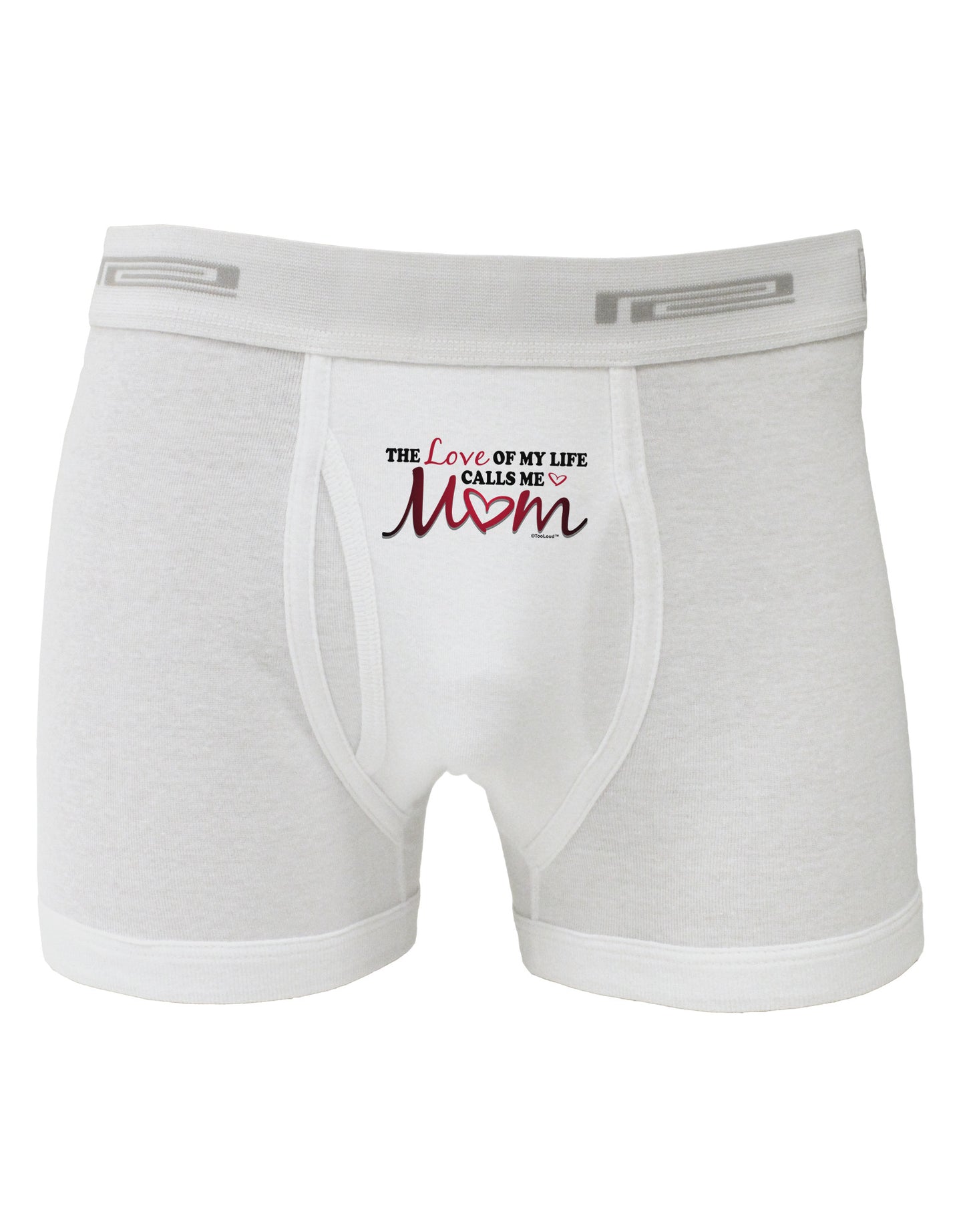 Love Of My Life - Mom Boxer Briefs-Boxer Briefs-TooLoud-White-Small-Davson Sales