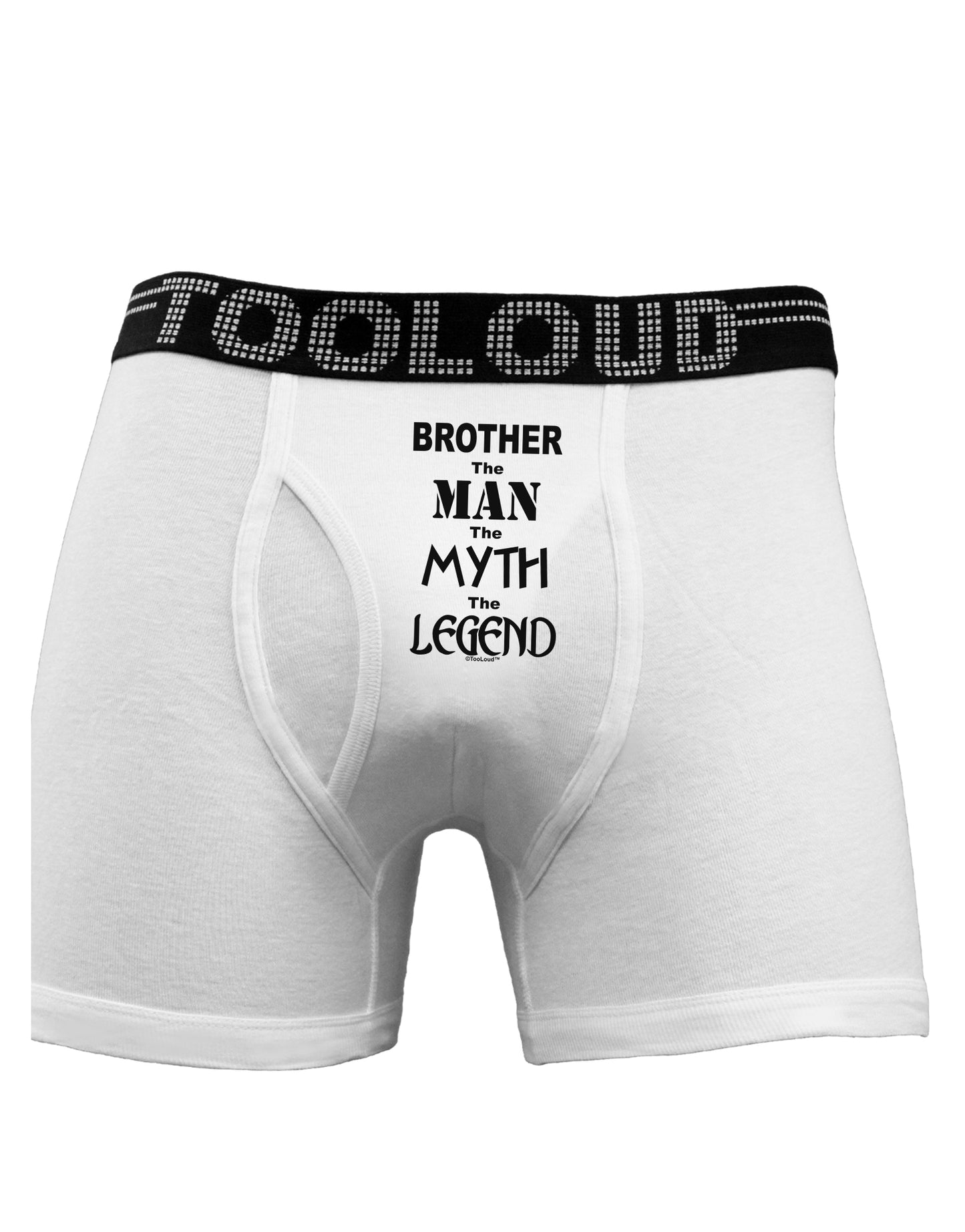 Brother The Man The Myth The Legend Boxer Briefs by TooLoud-Boxer Briefs-TooLoud-White-Small-Davson Sales