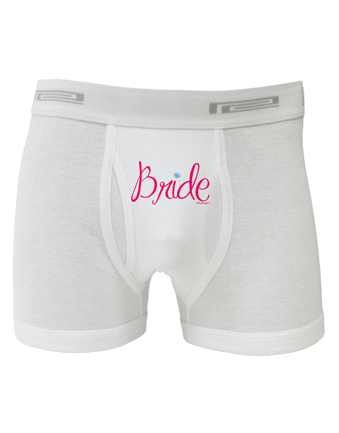 Bride Design - Diamond - Color Boxer Briefs-Boxer Briefs-TooLoud-White-Small-Davson Sales
