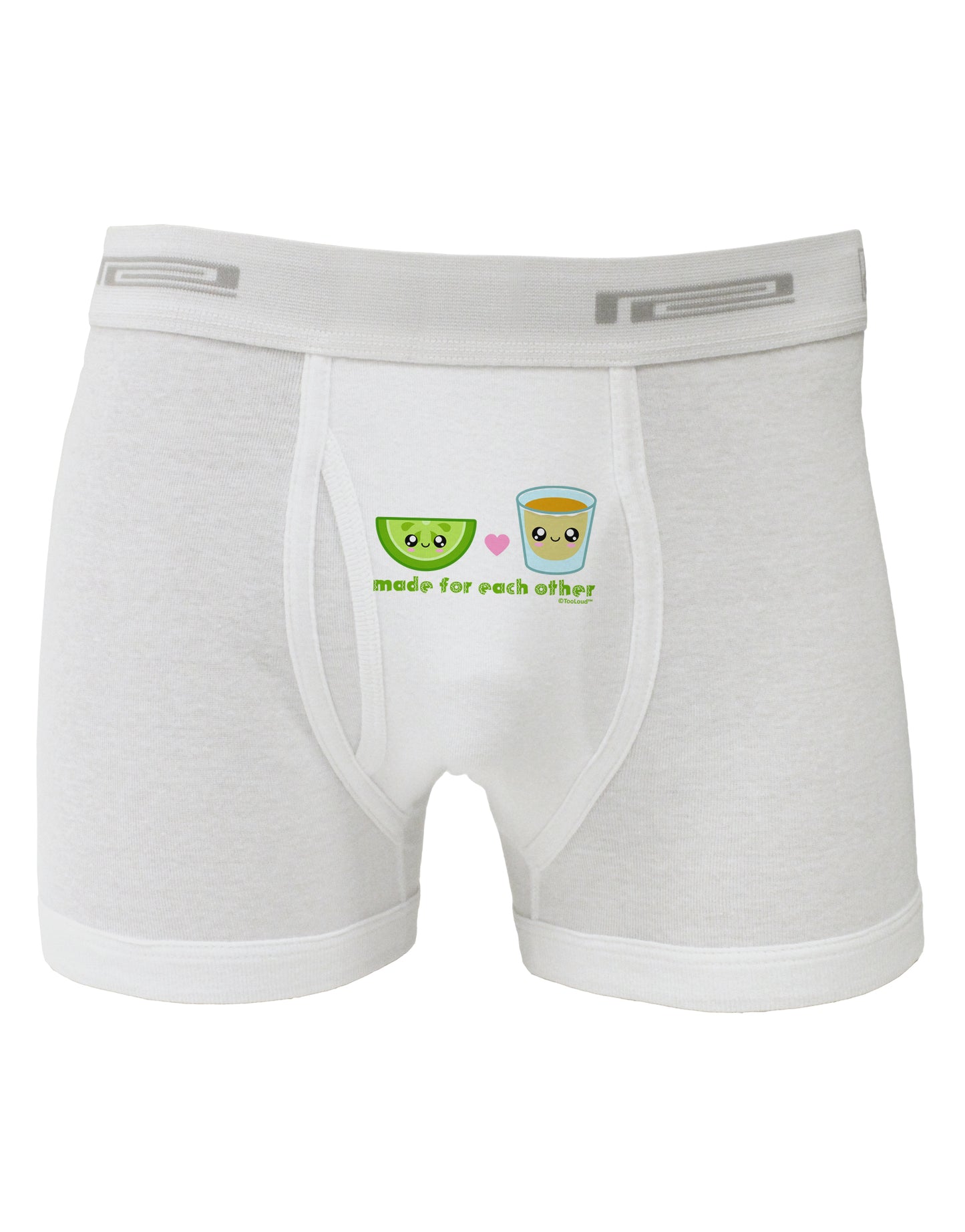 Cute Tequila Shot and Lime - Made For Each Other Boxer Briefs by TooLoud-Boxer Briefs-TooLoud-White-Small-Davson Sales
