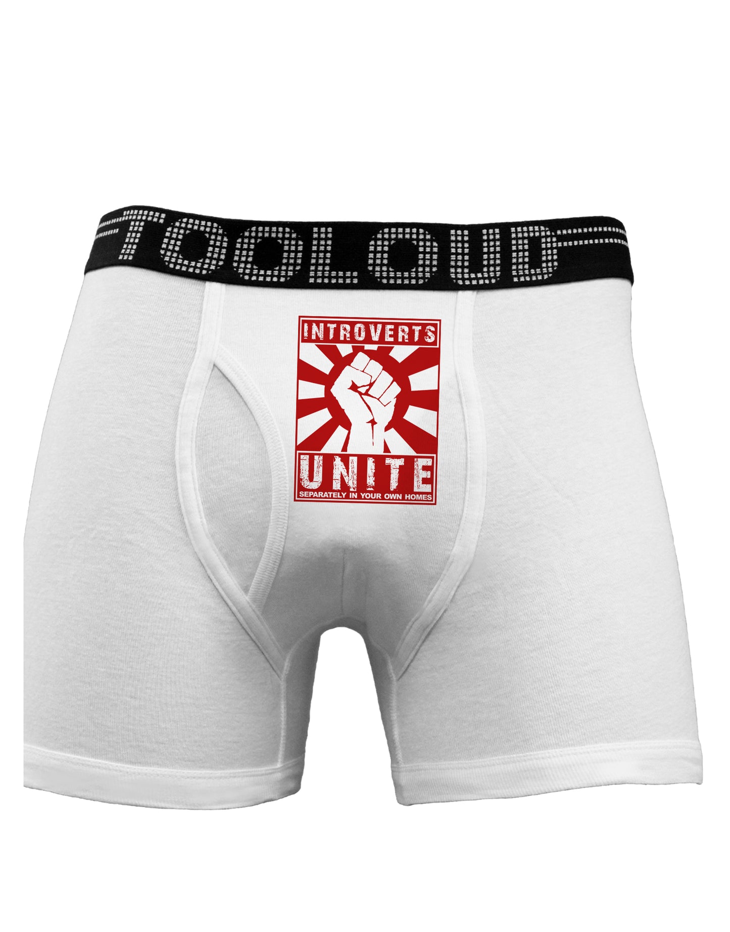 Introverts Unite Funny Boxer Briefs by TooLoud-Boxer Briefs-TooLoud-White-Small-Davson Sales