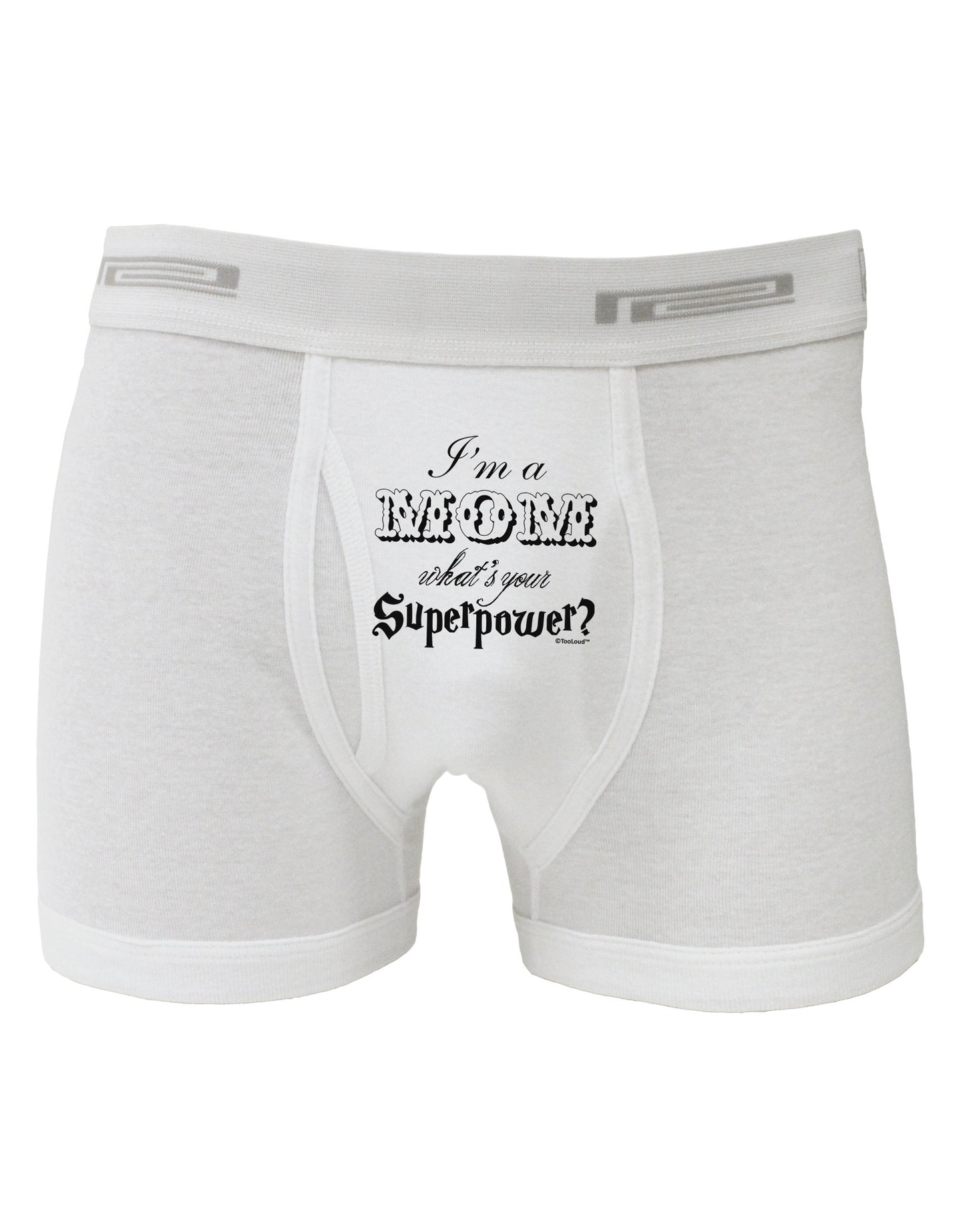 I'm a Mom - What's Your Superpower Boxer Briefs by TooLoud-Boxer Briefs-TooLoud-White-Small-Davson Sales