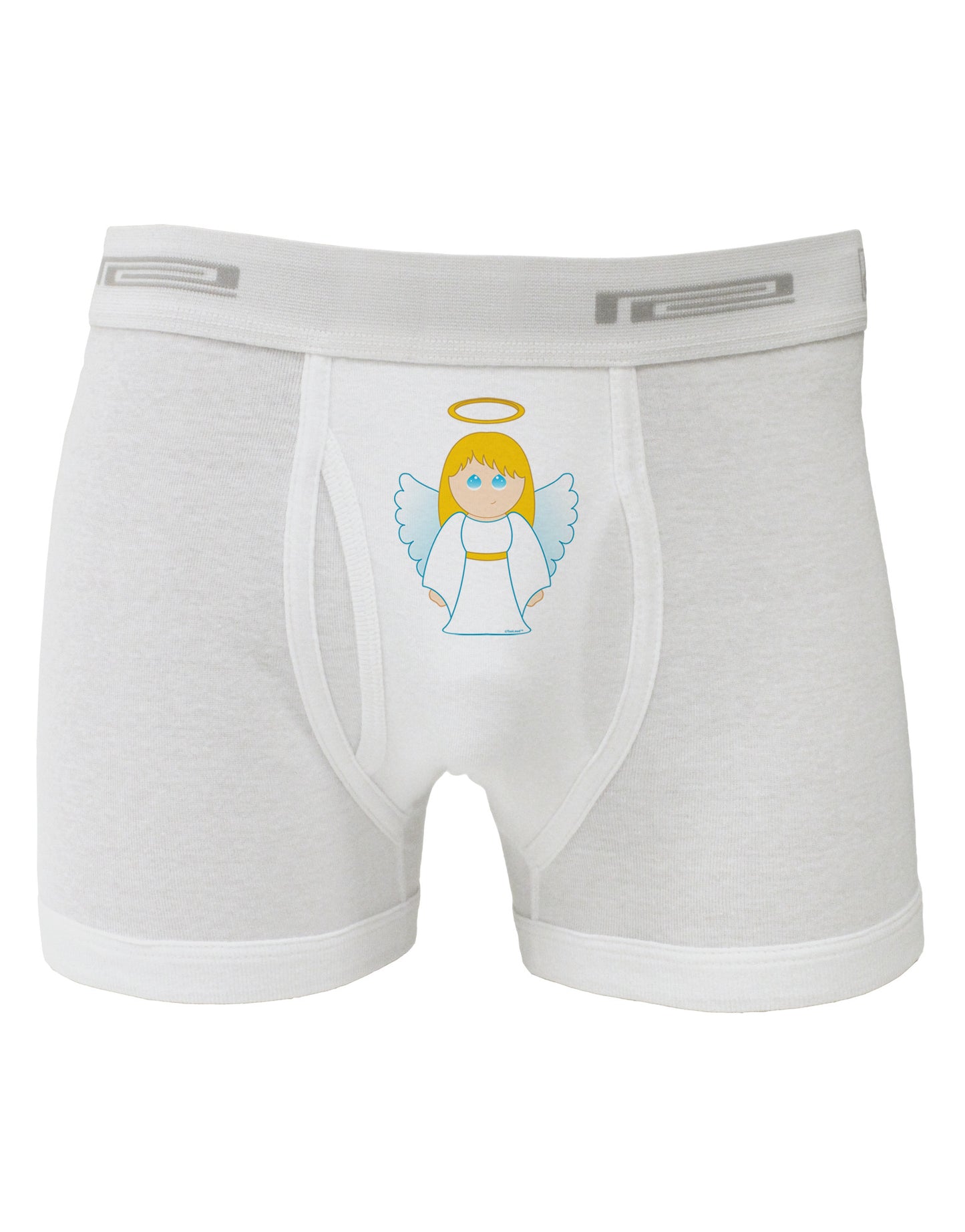 Cute Christmas Angel Girl Boxer Briefs-Boxer Briefs-TooLoud-White-Small-Davson Sales
