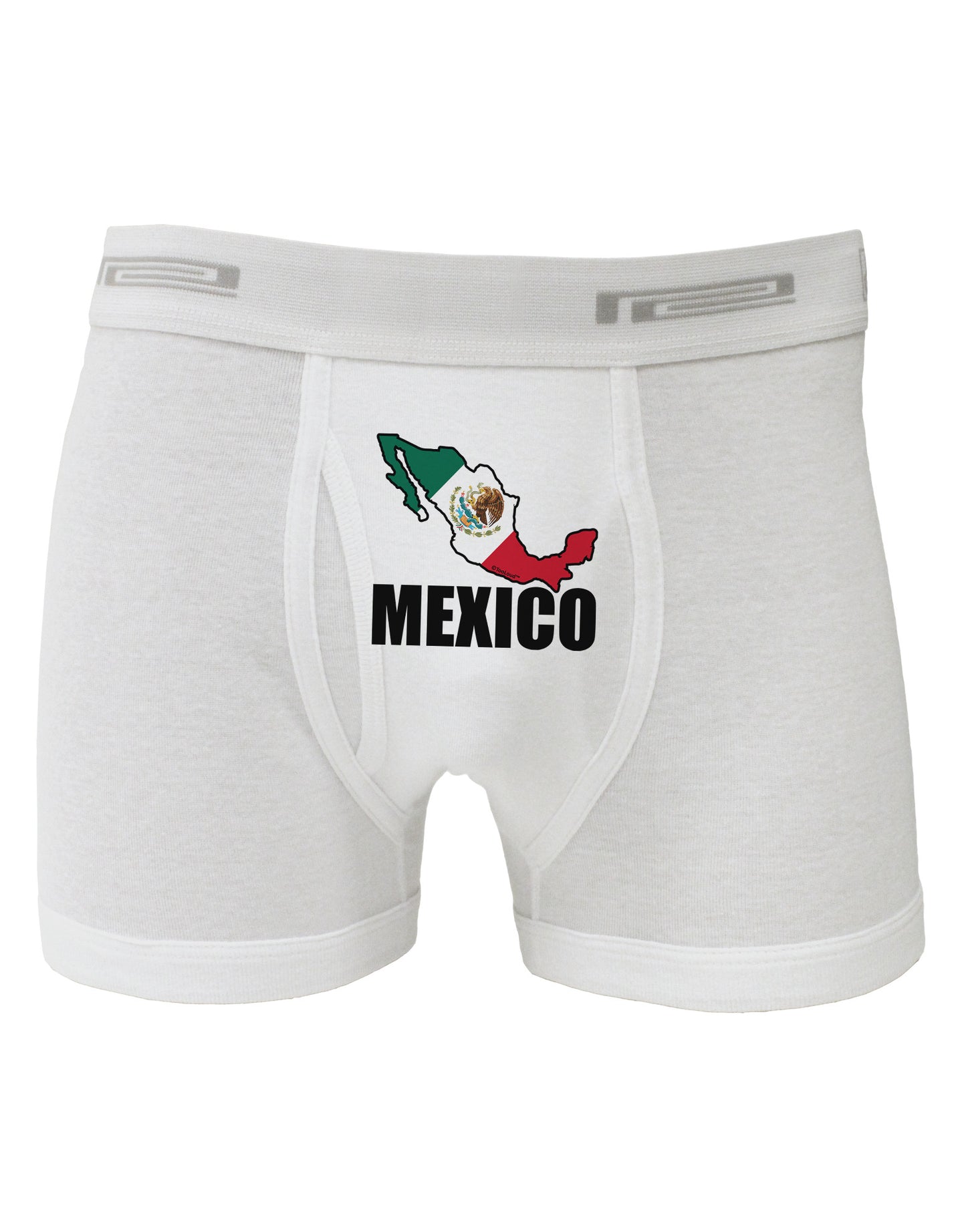 Mexico Outline - Mexican Flag - Mexico Text Boxer Briefs by TooLoud-Boxer Briefs-TooLoud-White-Small-Davson Sales
