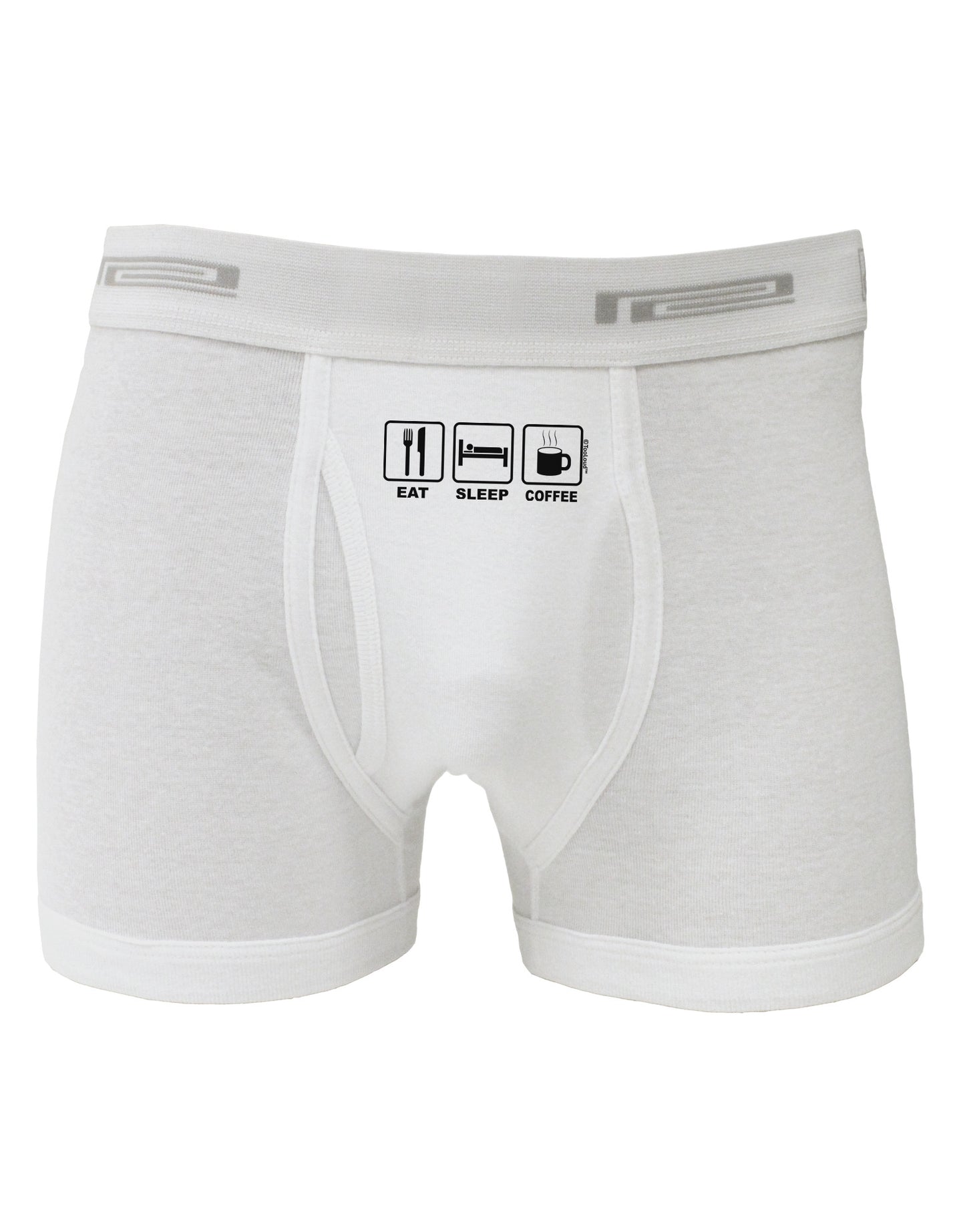 Eat Sleep Coffee Design Boxer Briefs by TooLoud-Boxer Briefs-TooLoud-White-Small-Davson Sales