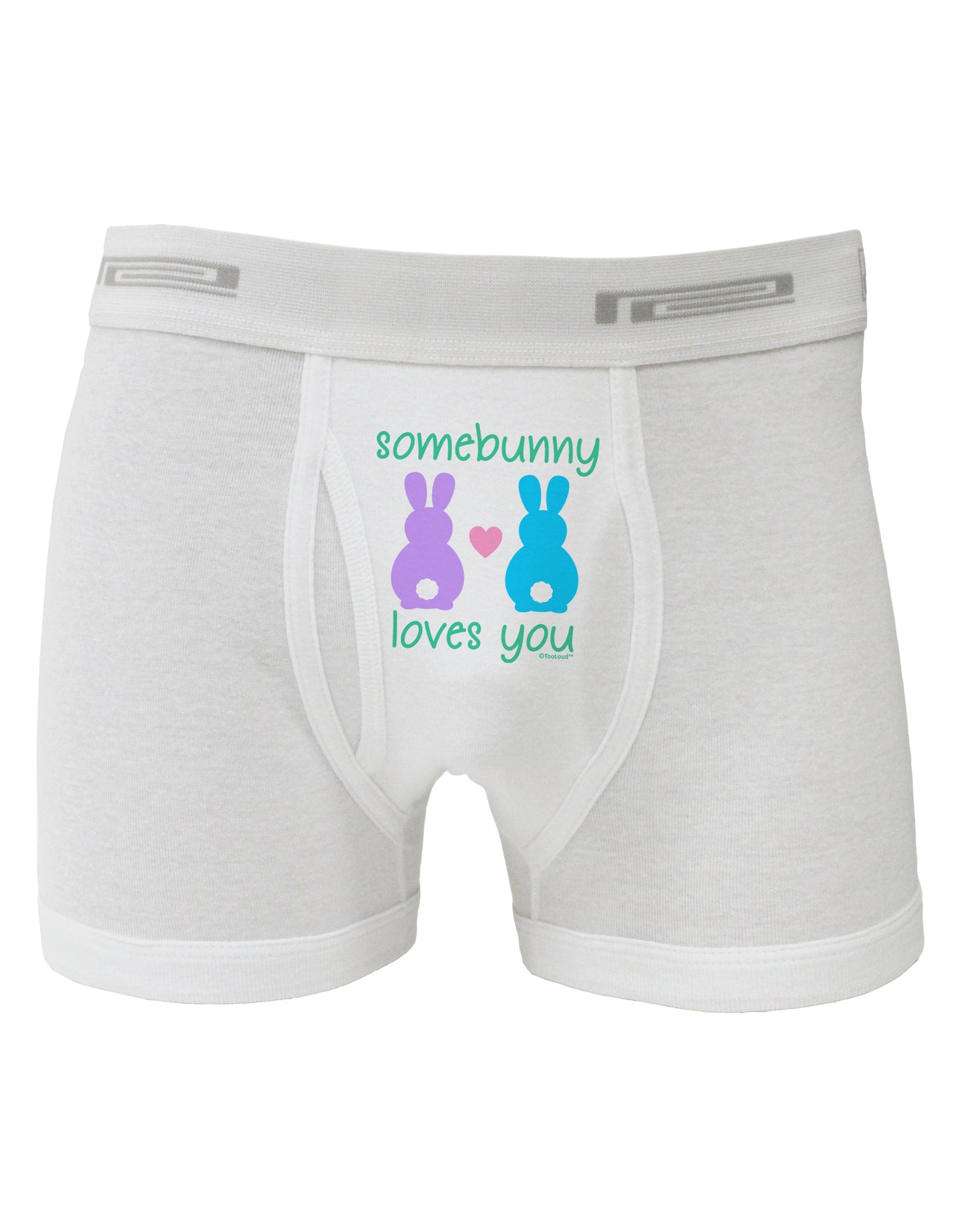 Somebunny Loves You Boxer Briefs by TooLoud-Boxer Briefs-TooLoud-White-Small-Davson Sales