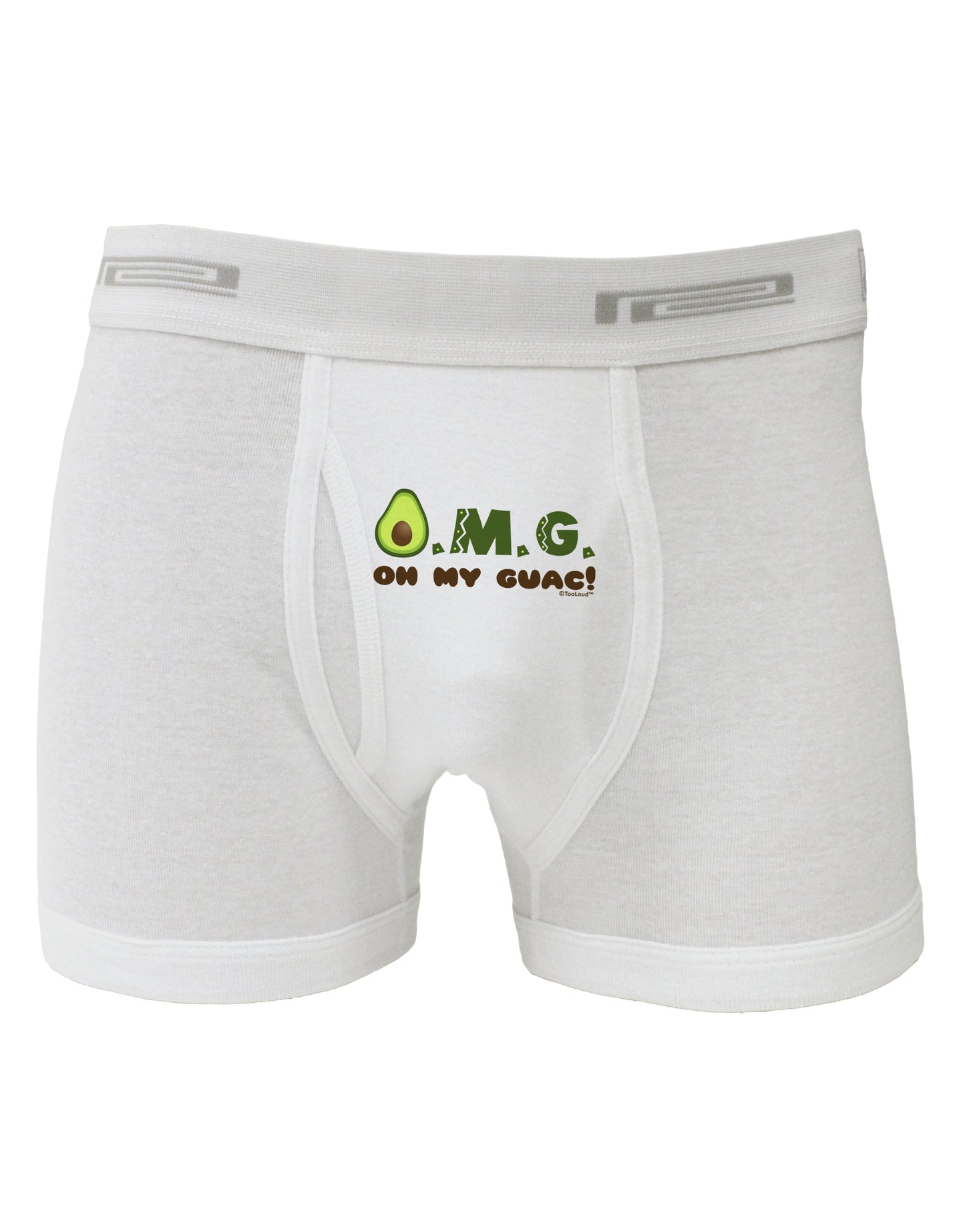 OMG - Oh My Guac - Guacamole Design Boxer Briefs by TooLoud-Boxer Briefs-TooLoud-White-Small-Davson Sales