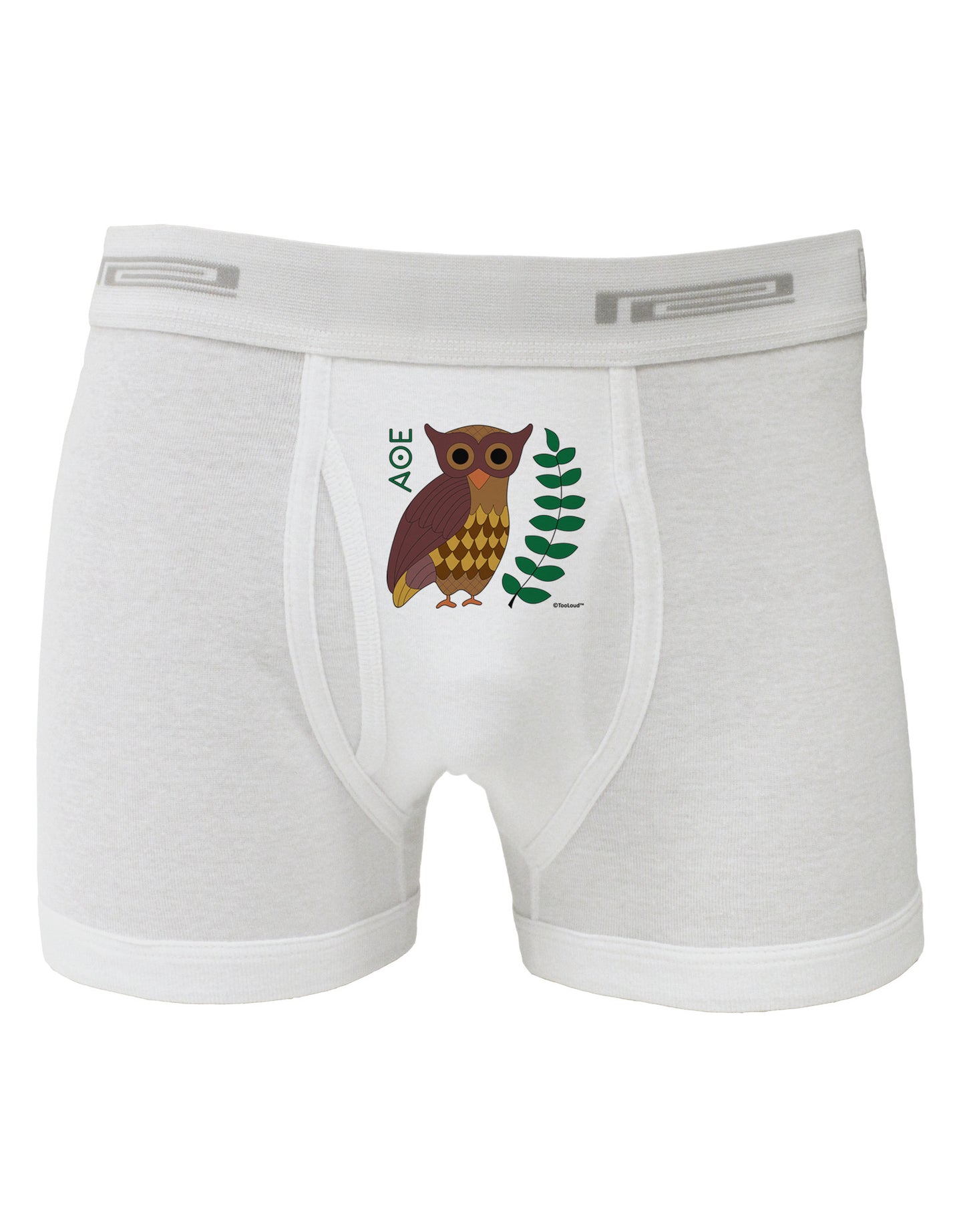 Owl of Athena Boxer Briefs by TooLoud-Boxer Briefs-TooLoud-White-Small-Davson Sales