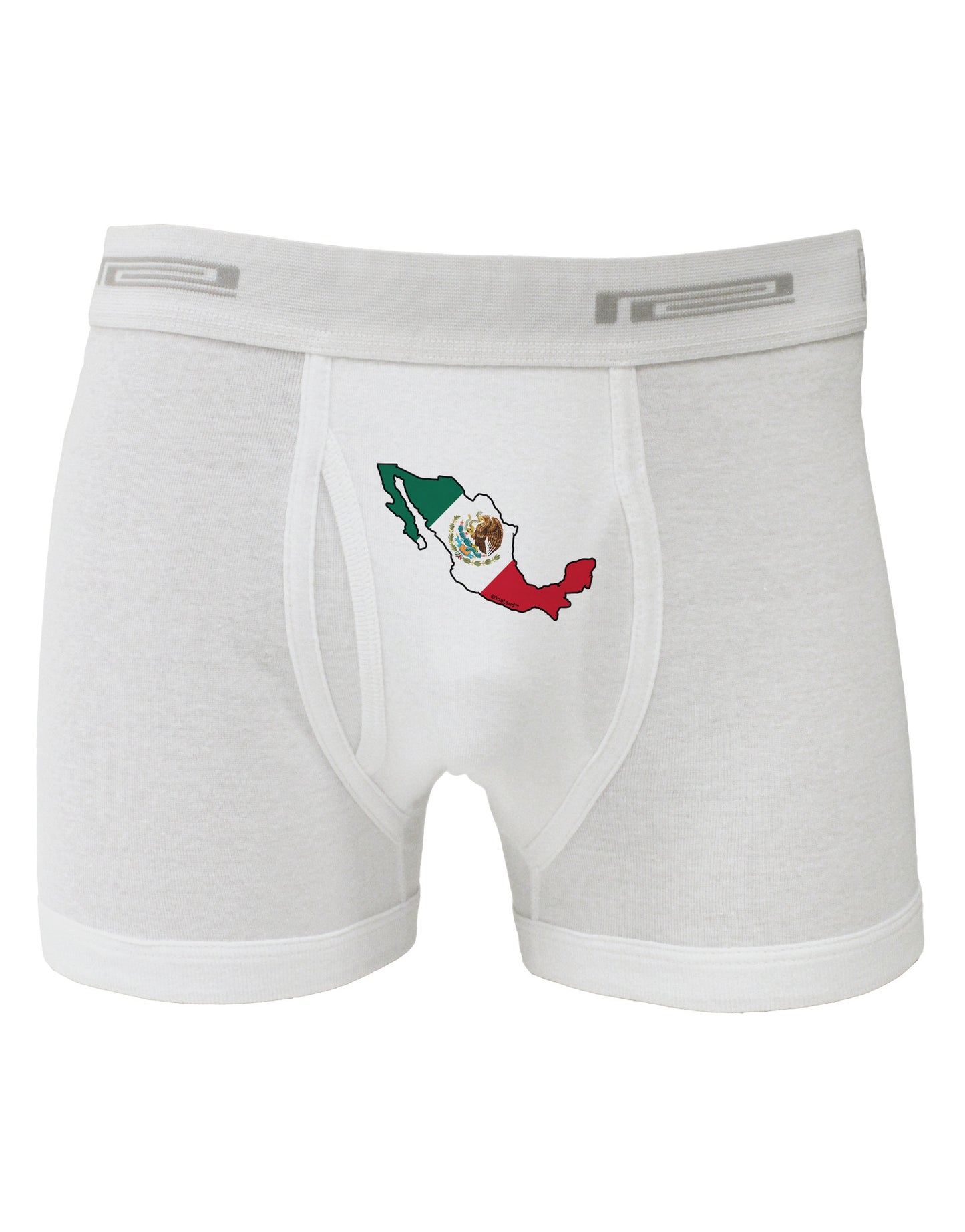 Mexico Outline - Mexican Flag Boxer Briefs by TooLoud-Boxer Briefs-TooLoud-White-Small-Davson Sales