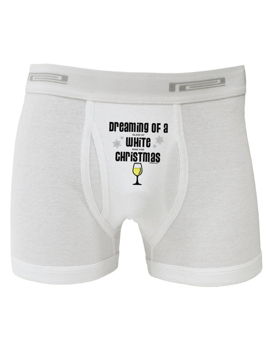 White Wine For Christmas Boxer Briefs-Boxer Briefs-TooLoud-White-Small-Davson Sales