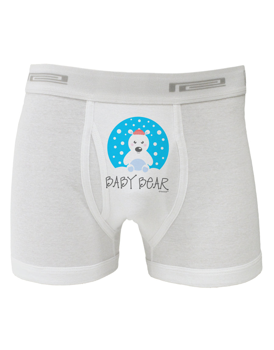 Matching Polar Bear Family - Baby Bear Boxer Briefs by TooLoud-Boxer Briefs-TooLoud-White-Small-Davson Sales