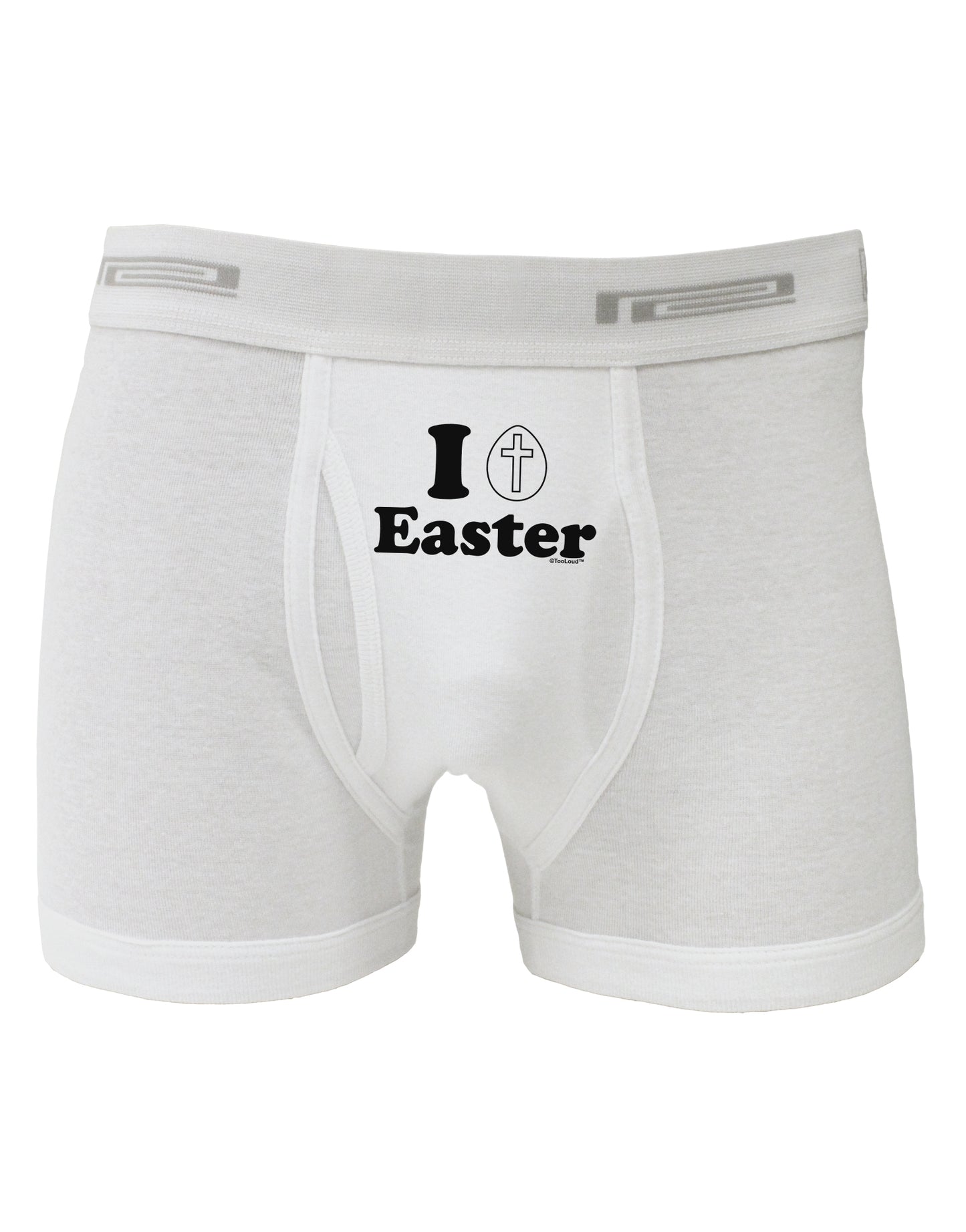 I Egg Cross Easter Design Boxer Briefs by TooLoud-Boxer Briefs-TooLoud-White-Small-Davson Sales